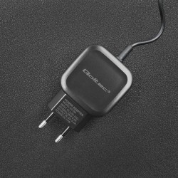 Ładowarka sieciowa Qoltec 17W 5V 3,4A USB+USB type-C