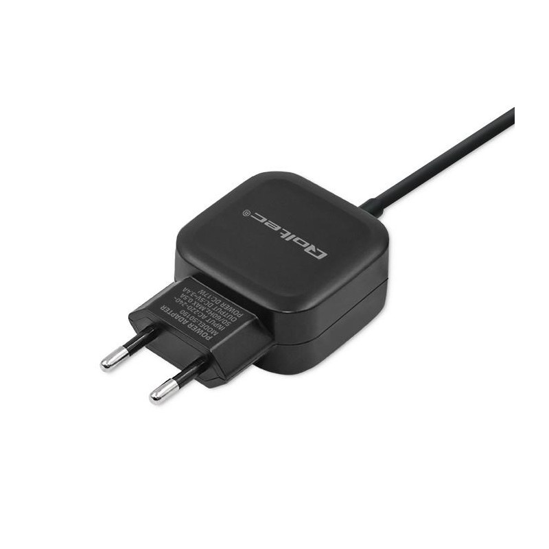 Ładowarka sieciowa Qoltec 17W 5V 3,4A USB+USB type-C