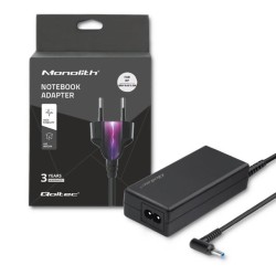 Zasilacz sieciowy Qoltec do HP 65W | 19,5V | 3,33A | 4.5*3.0 | SLIM