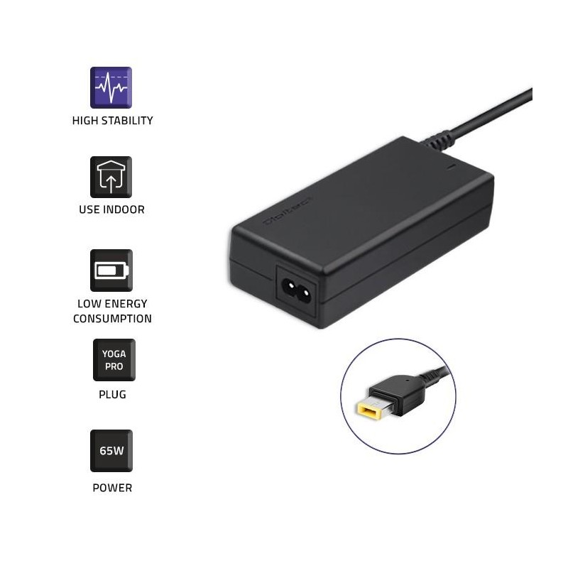 Zasilacz sieciowy Qoltec do Lenovo | 65W | 20V | 3,25A | Squ… | PartsPC.pl