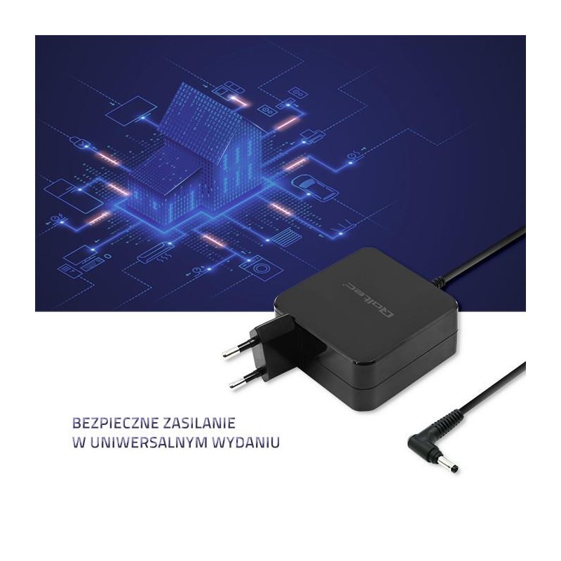 Zasilacz sieciowy Qoltec do Asus 65W 19V 3,42A 5.5*2.5 | PartsPC.pl