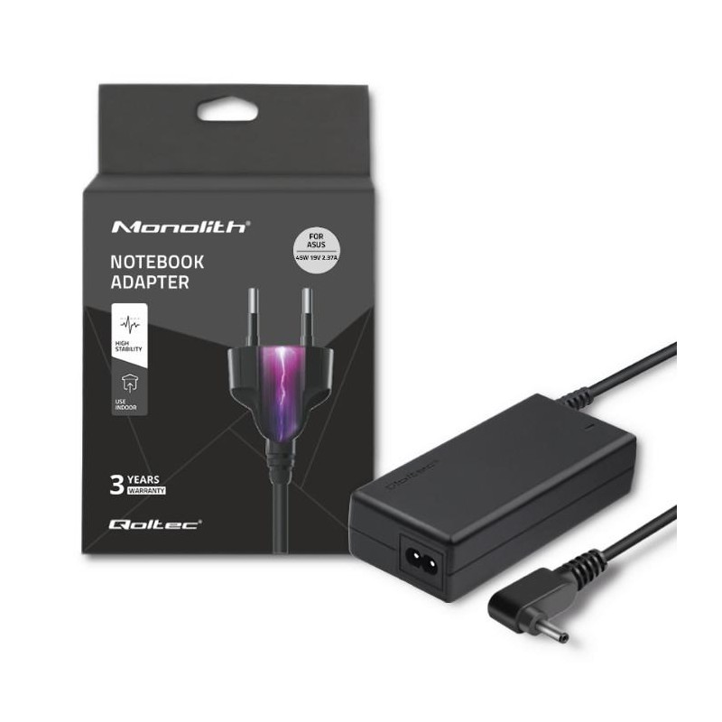 Zasilacz Qoltec do Asus 45W 19V 2,37A 4.0*1.35 | PartsPC.pl