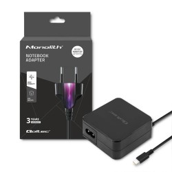 Zasilacz sieciowy Qoltec 65W | 5-20.3V | 2-3.25A | USB typ C… | PartsPC.pl
