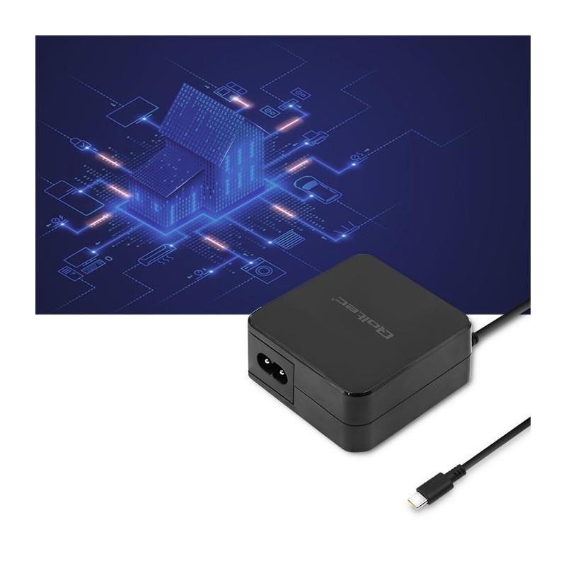 Zasilacz sieciowy Qoltec 65W | 5-20.3V | 2-3.25A | USB typ C… | PartsPC.pl
