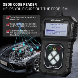 Tester cyfrowy Qoltec diagnostyczny ProLine | OBDII EOBD | 8… | PartsPC.pl