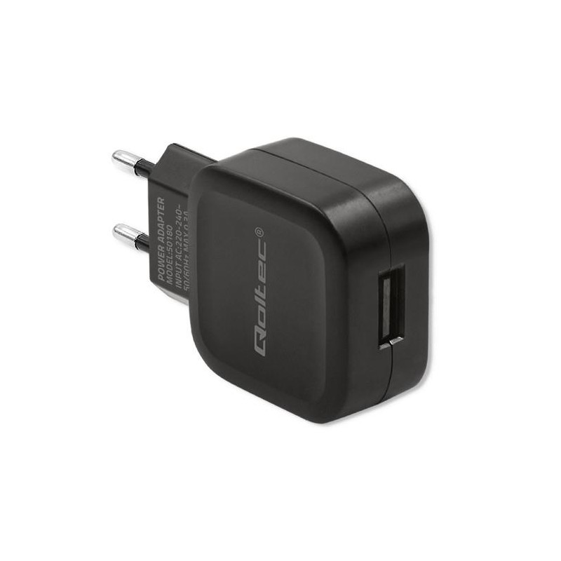 Ładowarka sieciowa Qoltec 12W 5V 2,24A USB