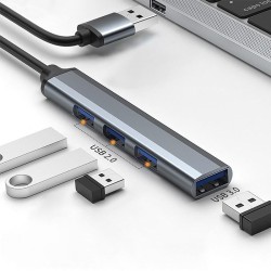 Hub Qoltec adapter USB 3.0 4w1 | USB 3.0 | 3x USB 2.0 | PartsPC.pl