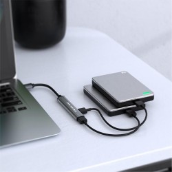 Hub Qoltec adapter USB-C 3.1 5w1 | USB-C PD | USB-C | 2x USB… | PartsPC.pl