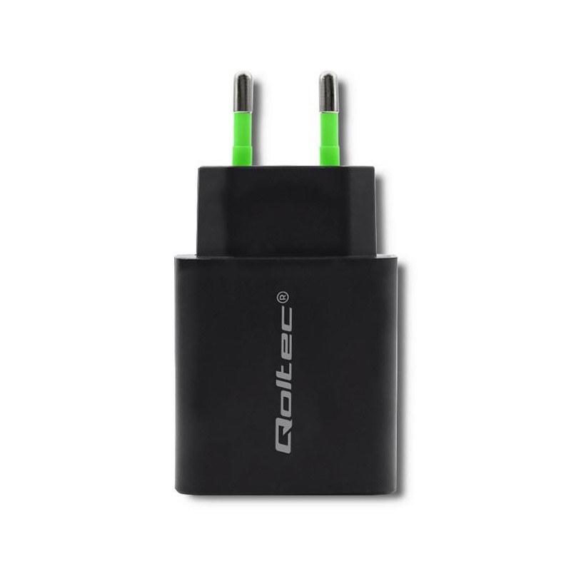 Ładowarka sieciowa Qoltec 18W | 5-12V | 1.5-3A | USB typ C P… | PartsPC.pl