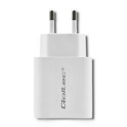 Ładowarka sieciowa Qoltec 18W | 5-12V | 1.5-3A | USB typ C P… | PartsPC.pl