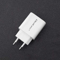Ładowarka sieciowa Qoltec 18W | 5-12V | 1.5-3A | USB typ C P… | PartsPC.pl