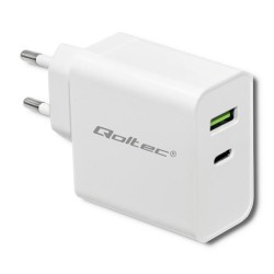 Ładowarka sieciowa Qoltec 45W | 5-20V | 2.4-3A | USB typ... | PartsPC.pl