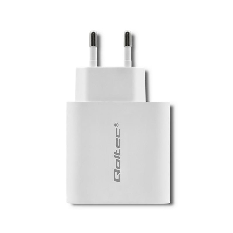 Ładowarka sieciowa Qoltec 45W | 5-20V | 2.4-3A | USB typ... | PartsPC.pl
