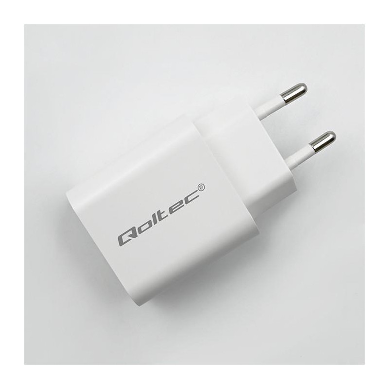 Ładowarka sieciowa Qoltec Super Quick PD | USB-C | 20W | 5-1… | PartsPC.pl