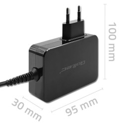 Ładowarka sieciowa Qoltec GaN POWER PRO | 1xUSB-C | 90W | 5-… | PartsPC.pl