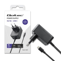 Ładowarka Qoltec Super FAST PD do Raspberry PI 4 | USB-C... | PartsPC.pl