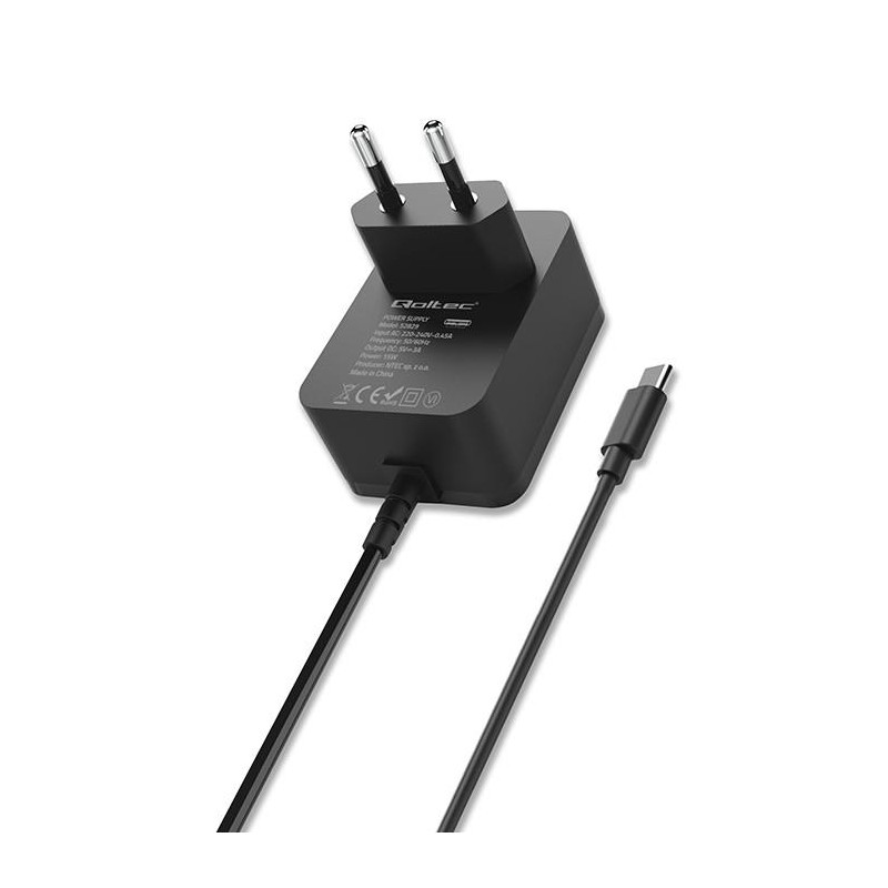 Ładowarka Qoltec Super FAST PD do Raspberry PI 4 | USB-C... | PartsPC.pl