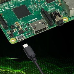 Ładowarka Qoltec Super FAST PD do Raspberry PI 5 | USB-C | 27W | 5-12V |