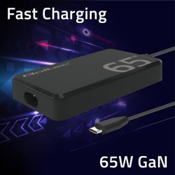 Ładowarka sieciowa Qoltec 65W GaN Super Fast SLIM | PartsPC.pl