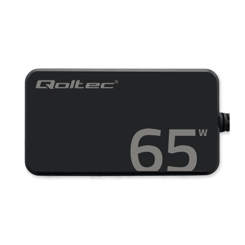 Ładowarka sieciowa Qoltec 65W GaN Super Fast SLIM | PartsPC.pl