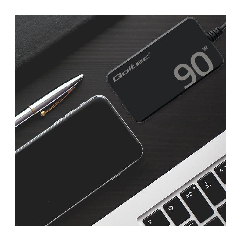 Ładowarka sieciowa Qoltec 90W GaN Super Fast SLIM | PD | 5-2… | PartsPC.pl