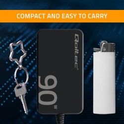 Ładowarka sieciowa Qoltec 90W GaN Super Fast SLIM | PD | 5-2… | PartsPC.pl