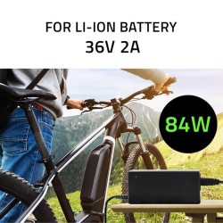 Ładowarka Qoltec do baterii roweru elektrycznego 36V | 42V |… | PartsPC.pl