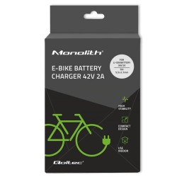Ładowarka Qoltec do baterii roweru elektrycznego 36V | 42V |… | PartsPC.pl