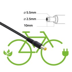 Ładowarka Qoltec do baterii roweru elektrycznego 36V | 42V | 2A | 5.5*2.5
