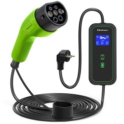 Ładowarka Qoltec do samochodu elektrycznego EV z regulacją 2w1 Typ2 | 3.5kW