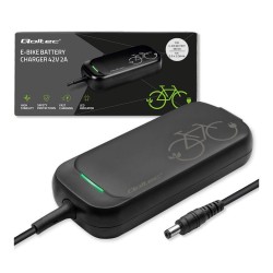 Ładowarka Qoltec do roweru skutera elektrycznego 36V | 42V | 2A | 5.5*2.5 |