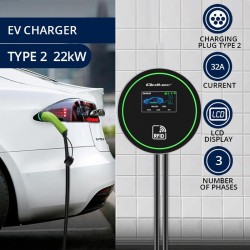 Stacja ładowania Qoltec EV 2w1 Typ2 | 22kW | Wi-Fi | LCD | 3… | PartsPC.pl