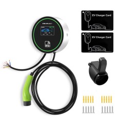 Stacja ładowania Qoltec EV 2w1 Typ2 | 22kW | Wi-Fi | LCD | 3… | PartsPC.pl