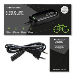 Ładowarka Qoltec do roweru Bosch 36V | 42V | 2A | Bosch plug… | PartsPC.pl