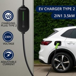 Ładowarka Qoltec do samochodu elektrycznego EV z regulacją 2… | PartsPC.pl