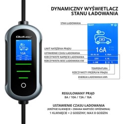 Ładowarka Qoltec do samochodu elektrycznego EV z regulacją 2… | PartsPC.pl