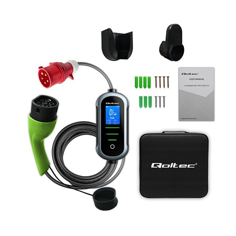 Ładowarka Qoltec do samochodu elektrycznego EV z regulacją 2… | PartsPC.pl