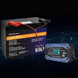 Ładowarka inteligentna Qoltec do akumulatora STD AGM GEL LiF… | PartsPC.pl