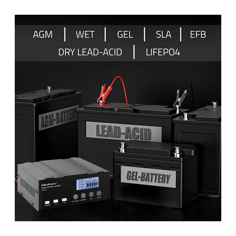 Ładowarka inteligentna Qoltec mikroprocesorowa 12V | 12.6V |… | PartsPC.pl