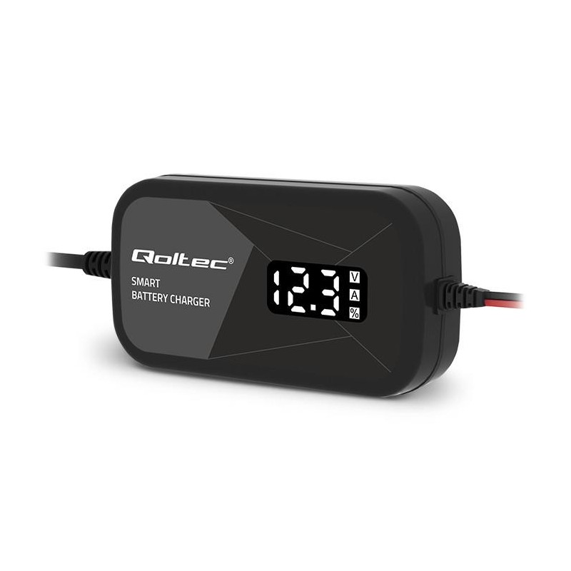 Ładowarka inteligentna Qoltec mikroprocesorowa 12V | 2A | Pr… | PartsPC.pl