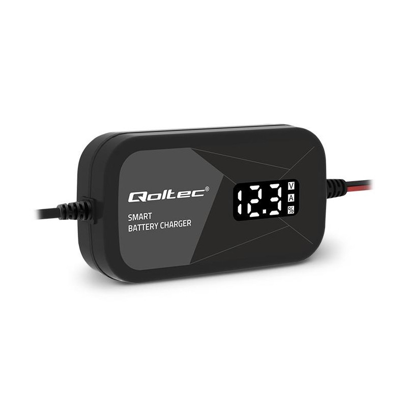 Ładowarka inteligentna Qoltec mikroprocesorowa 12V | 2A | Pr… | PartsPC.pl