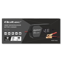 Ładowarka inteligentna Qoltec mikroprocesorowa 12V | 2A | Pr… | PartsPC.pl