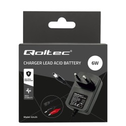 Ładowarka do akumulatora Qoltec AGM GEL STD 6V | 1A | Prosto… | PartsPC.pl