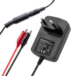 Ładowarka do akumulatora Qoltec AGM GEL STD 6V | 1A | Prosto… | PartsPC.pl