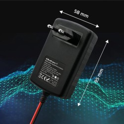 Ładowarka do akumulatora Qoltec AGM GEL STD 6V/12V | 2A | Pr… | PartsPC.pl