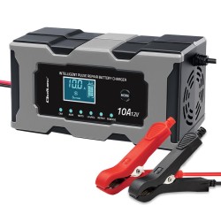 Ładowarka inteligentna Qoltec mikroprocesorowa 12V 10A | PartsPC.pl