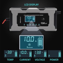 Ładowarka inteligentna Qoltec mikroprocesorowa 12V 10A | PartsPC.pl