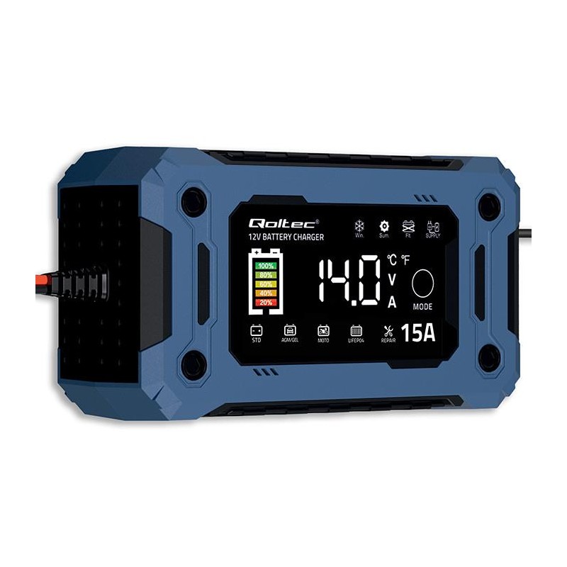 Ładowarka inteligentna Qoltec mikroprocesorowa 12V 15A do AG… | PartsPC.pl