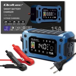 Ładowarka inteligentna Qoltec mikroprocesorowa 12V 15A do AG… | PartsPC.pl