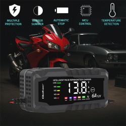 Ładowarka inteligentna Qoltec mikroprocesorowa 12V 6A | Pros… | PartsPC.pl